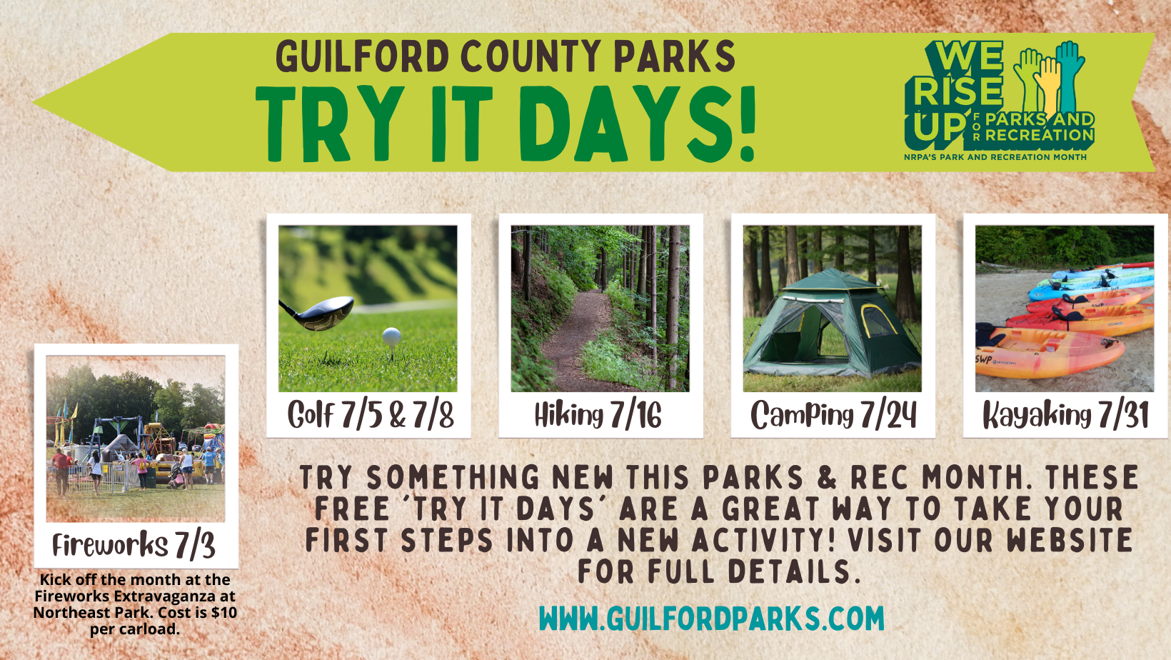 Guilford County Parks Try It Days