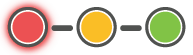 status showing red