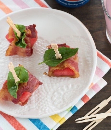bacon wrapped watermelon