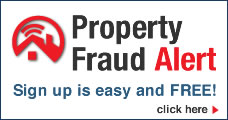 Property fraud Alert button
